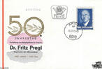 Österreich Österreich FDC 1973 - 4 S - 50. Jahrestag der Verleihung des Nobelpreises für Chemie an Fritz Pregl -