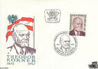 Österreich Österreich FDC 1973 - 2 S - 100. Geburtstag von Dr. h. c. Theodor Körner -