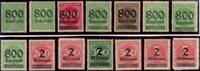 Deutsches Reich, Inflationssatz - Nr.301-12 A+B ** -