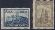 Deutsches Reich, Wartburg u. Kölner Dom - Nr.261/262 ** -