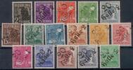 Deutschland SBZ Bezirkshandstempel II.Kontrollratsausgabe - Nr.166-181 ** -