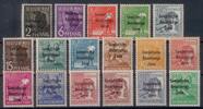Deutschland SBZ Maschinenaufdruck II.Kontrollratsausgabe - Nr.182-197 ** -