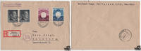 Generalgouvernement - Nr. 71, 107, 108 Freimarken: Adolf Hitler -