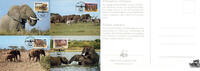 Uganda Uganda 1983 FDC - 5-70 Sh - Weltweiter Naturschutz: Afrikanischer Elefant - Satz - Maximumkarten -