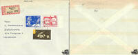 DDR 1965 Brief - 10-50 Pf - Satz MiNr. 1098-1099 + 1097 - Reko -