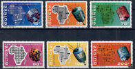 Guinea 1972 ** - 15-200 Fr - Weltfernmeldetag: Satelliten - Satz -