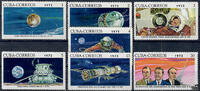 Kuba Kuba 1972 ** - 1-30 C - Sowjetische Weltraumfahrt - Satz -