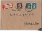 Österreich 3. Reich Ostmark - Nr. 790 u.a. R-Brief Salzburg nach Oberndorf -