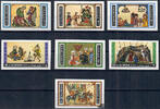 Vereinigte Arabische Emirate Ajman 1967 ** - 1-70 Dh - Gemälde arabischer Meister des 13. Jahrhunderts - Satz -