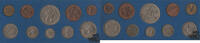 1 Farthing - 5 Shilling Schilling 1953 Grossbritannien KMS 1953 - Großbritannien f.stplfr.