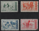 China 1953 - Nr. 215-18 o Alte Wandmalereien (II) -