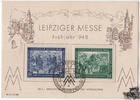Deutschland Alliierte Besetzung - Gemeinschaftsausgabe Nr. 967-68 Leipziger Messe 1948 -