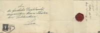 Österreich Kaiserreich 1859 Brief o - 3 Kreuzer - Freimarke - schwarz - Attest Ferchenbauer -