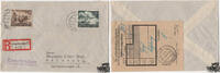 Österreich 3. Reich Ostmark - Nr. 832, 842 Tag der Wehrmacht auf Einschreiben 1943 -