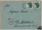 Österreich 3. Reich Ostmark - Nr. 897 Mehrfachfrankatur ab Ybbs (Donau) 1944 -