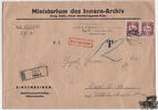 Böhmen und Mähren 1941 - Nr. D8 Dienstpost des Ministeriums des Innern Prag -