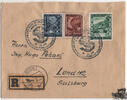 Österreich 1945 - Nr. 751 u.a. Landschaftsbilder R-Brief ab Wien -