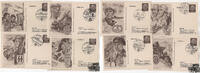 3. Reich - Nr. P 242/01-08 Tag der Briefmarke 1941 - alle mit Ersttagsstempel -