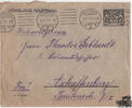 Bayern Dienstmarken - Nr. 21 25 Pfennig Einzelfrankatur von Nürnberg nach Aschaffenburg -