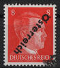Österreich - Nr. 662 ** 8 Pfennig 1945 orange, kopfstehender Aufdruck -