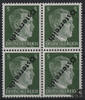 Österreich - Nr. 660 ** 5 Pfennig 1945 grün mit Kopfstehendem Aufdruck 4rer-Block -