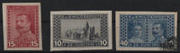 Österreich Österreich Bosnien-Herzigowina 1917 - Nr. 121-123U ** 6. Gedenkausgabe zum 3. Jahrestag der Ermordung des Thronfolgerpaares in S -