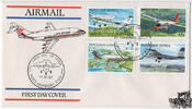Papua Neuguinea Papua-Neuguinea 1987 FDC - Flugzeuge -