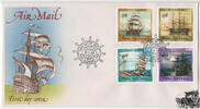 Papua Neuguinea Papua-Neuguinea 1988 FDC - Historische Schiffe -