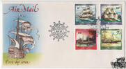 Papua Neuguinea Papua-Neuguinea 1988 FDC - Historische Schiffe -