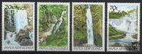 Unbekannt Papua-Neuguinea - Nr. 610-13 ** Wasserfälle -