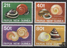 Papua Neuguinea Papua-Neuguinea - Nr. 631-34 ** Gehäuse von Landschnecken -