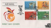 Papua Neuguinea Papua-Neuguinea - Nr. 636-39 FDC Südpazifikspiele -