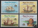 Papua Neuguinea Papua-Neuguinea - Nr. 651-654 ** 500. Jahrestag der Entdeckung von Amerika -