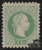 Österreich Österreich 1867 - Nr. 36 II C ** 3 Kreuzer grün Lz. 10 1/2, großes Wz. -