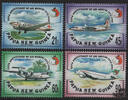 Papua Neuguinea Papua-Neuguinea - Nr. 694-97 ** 20 Jahre Fluggesellschaft Air Niugini Flugzeuge -