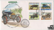 Papua Neuguinea Papua-Neuguinea - Nr. 708-11 FDC Historische Automobile -