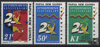 Papua Neuguinea Papua-Neuguinea - Nr. 758-60 ** 20 Jahre Unabhängigkeit -
