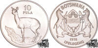 Unbekannt 10 Pula 10 Pula 1978 - Botswana Klippspringer, Wildlife -