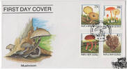 Papua Neuguinea Papua-Neuguinea - Nr. 750-53 FDC Pilze -
