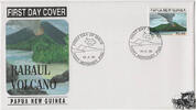 Papua Neuguinea Papua-Neuguinea - Nr. 762 FDC 1. Jahrestag des Vulkanausbruchs bei Rabaul -