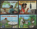 Papua Neuguinea Papua-Neuguinea - Nr. 781-84 ** 100 Jahre Radio -