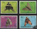 Papua Neuguinea Papua-Neuguinea - Nr. 824-27 ** Nachtfalter -