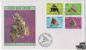 Papua Neuguinea Papua-Neuguinea - Nr. 824-27 FDC Nachtfalter -