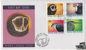 Papua Neuguinea Papua-Neuguinea - Nr. 813-816 FDC Vögel -