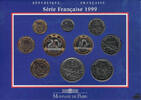 38,86 France 1999 Frankreich KMS 1999 - Frankreich France stplfr.