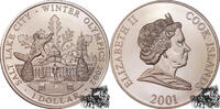 Cook-Inseln Neuseeländische Verwaltung 1 Dollar 1 Dollar 2002 - Oly. Salt Lake City -