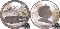 1 Dollar 2002 - Cook-Inseln Neuseeländische Verwaltung 1 Dollar 2002 - Rennrodeln, Oly. Salt Lake City PP