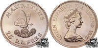 Mauritius 25 Rupees 25 Rupien 1975 - Schmetterling -
