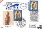 Österreich 2005 FDC - 2 x 55 C - Schutzpatrone - E.-K. SStp. 2 x 4490 u. Werbestempel