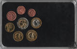 0,01-2 Euro KMS - Probe - Andorra, Prestige Specimen Set stplfr.